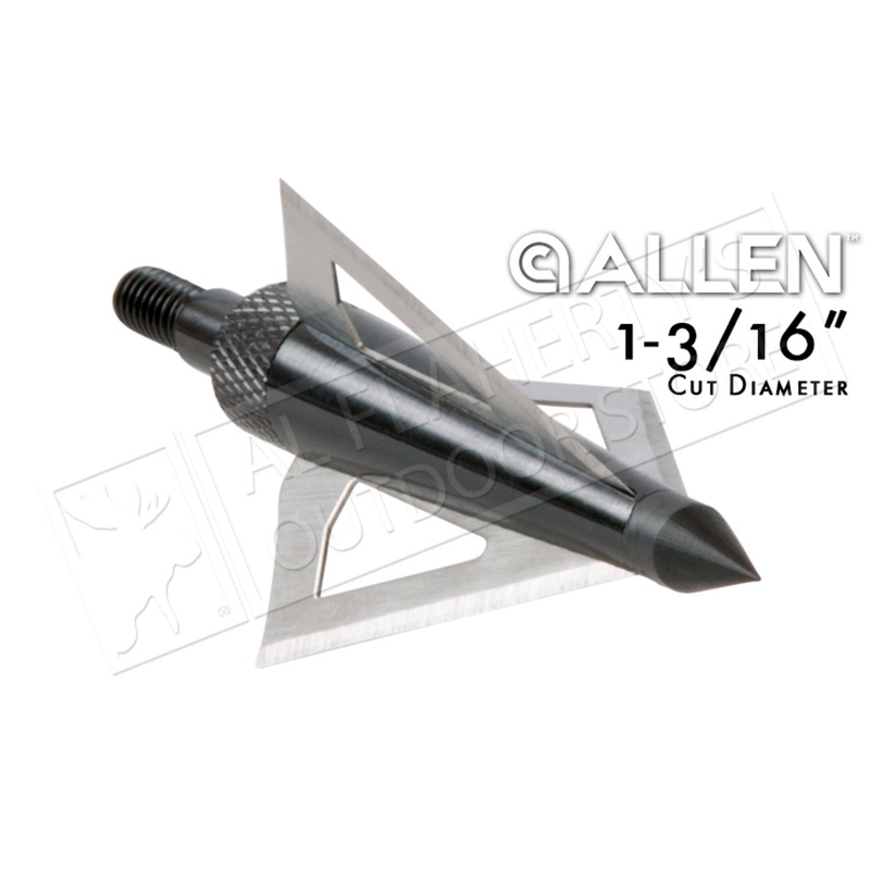 Allen Velox Optimus Fixed Three Blade – 125 Grain Pack of 3 #14625