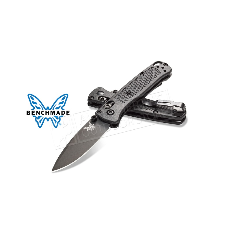 Benchmade 533 Mini BugOut Axis Drop Point Black DLC Blade #533BK-2
