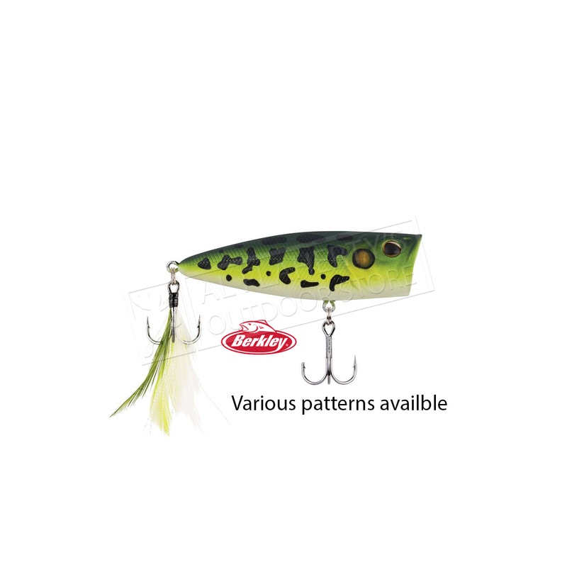 Berkley Bullet Pop Topwater Popper, Various Patterns 70mm 0.4 oz #BHBBP70