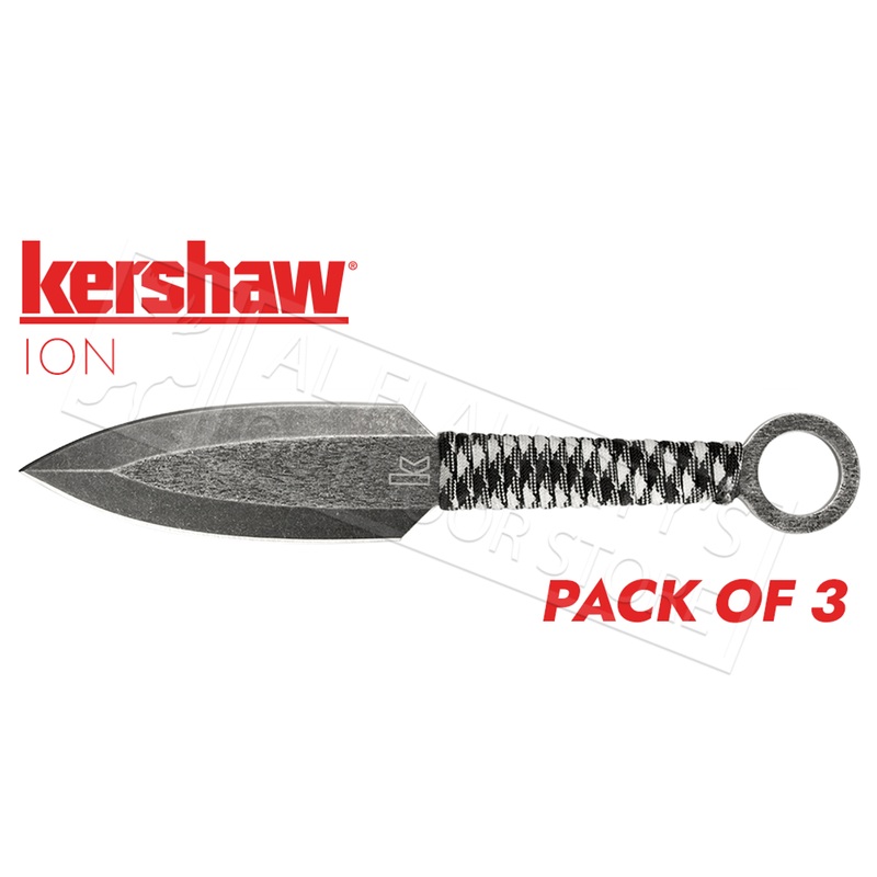 Kershaw ION –  3 Pack Throwing Knives With Sheath #1747BWX