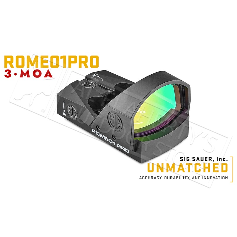 SIG Sauer Romeo 1 Pro Red Dot Sight, 3MOA 1x30mm #SIGPSOR1P100