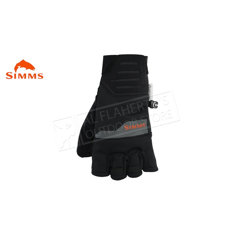 Simms Windstopper Half-Finger Glove, Black #13795-001