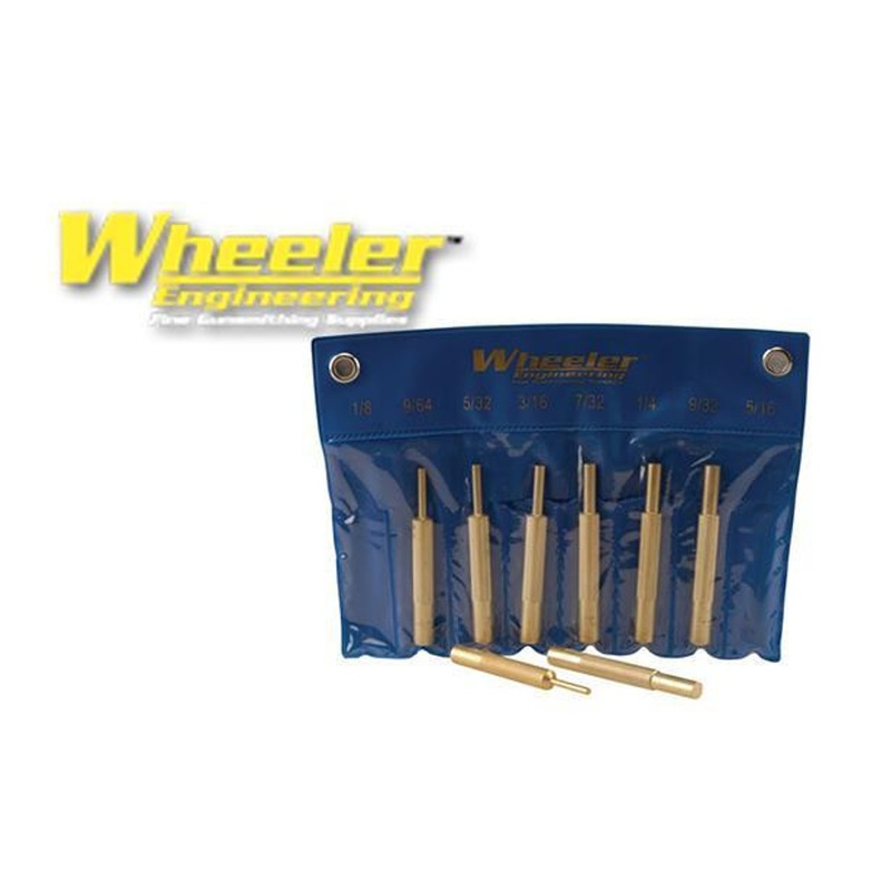Wheeler 8-Piece Brass Punch Set #780194