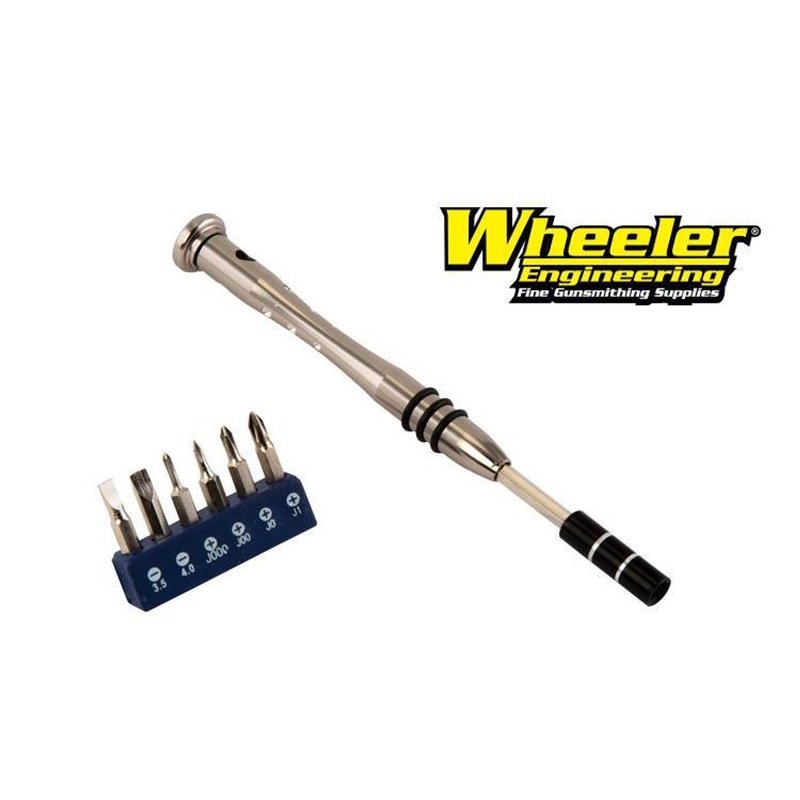 Wheeler Precision Micro Screwdriver Set, 58 Pieces with Flexible Extension Shaft #564018