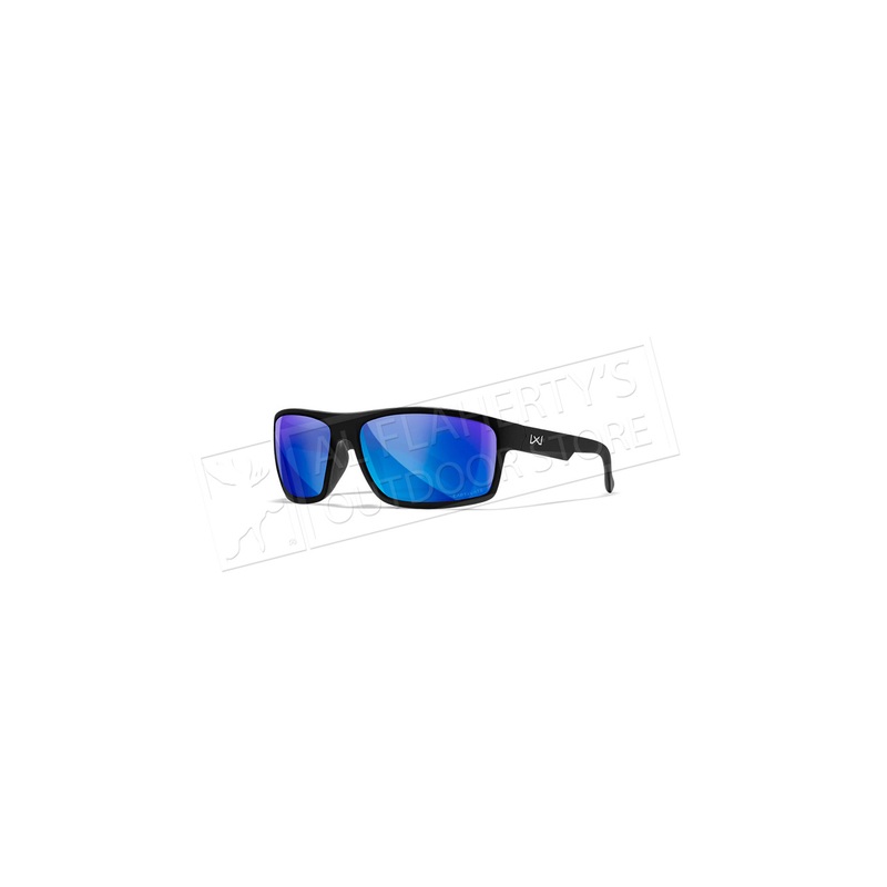 Wiley X Peak Captivate Polarized Blue Mirror/Matte Black Frame #ACPEA19XL