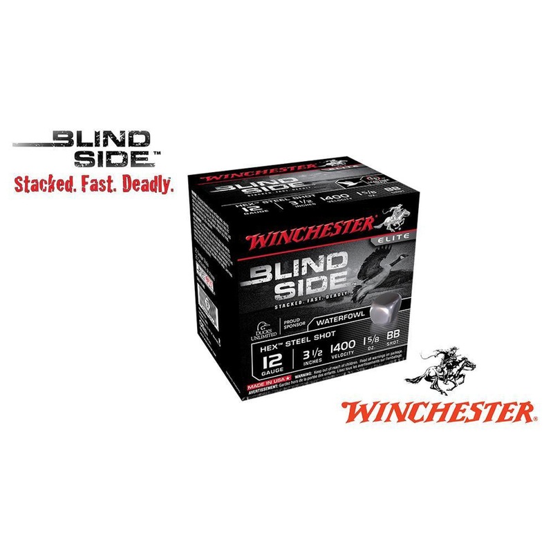 Winchester Elite Blind Side Waterfowl Shells 12 Gauge 3-1/2