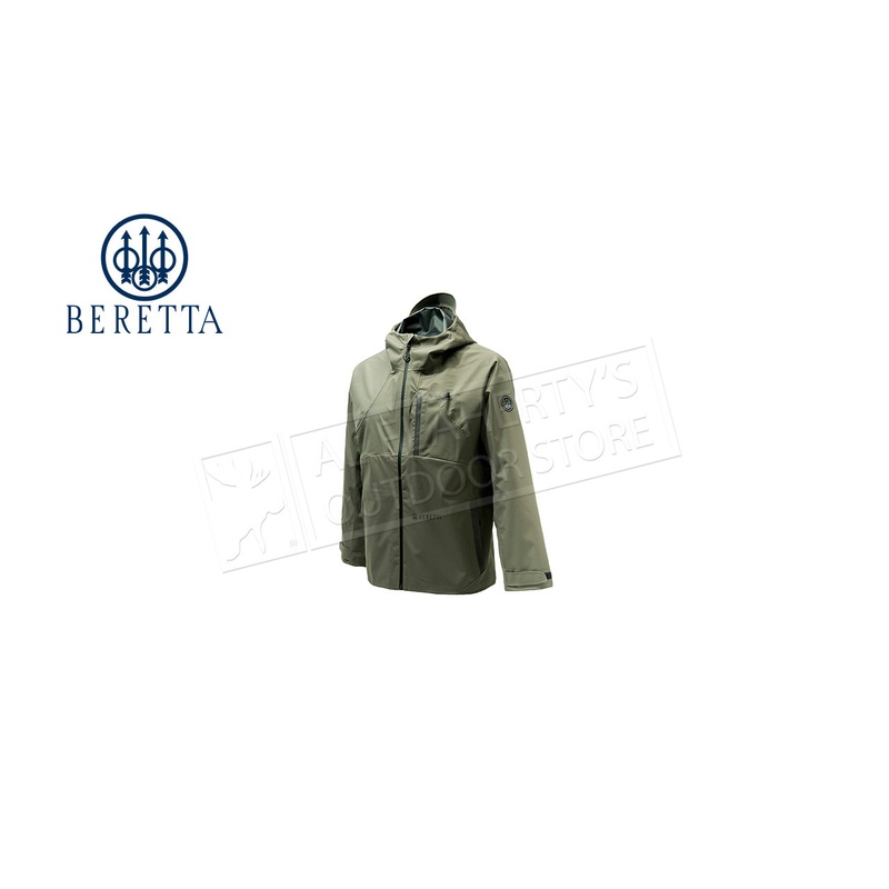 Beretta Waterproof Packable Jacket in Green #GU713T7700999