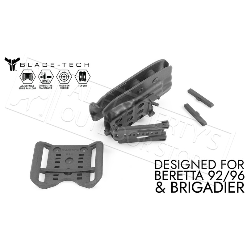 Blade-Tech Holster Classic OWB for Beretta 92 96 and Brigadier with TekLok #HOLX000861061892