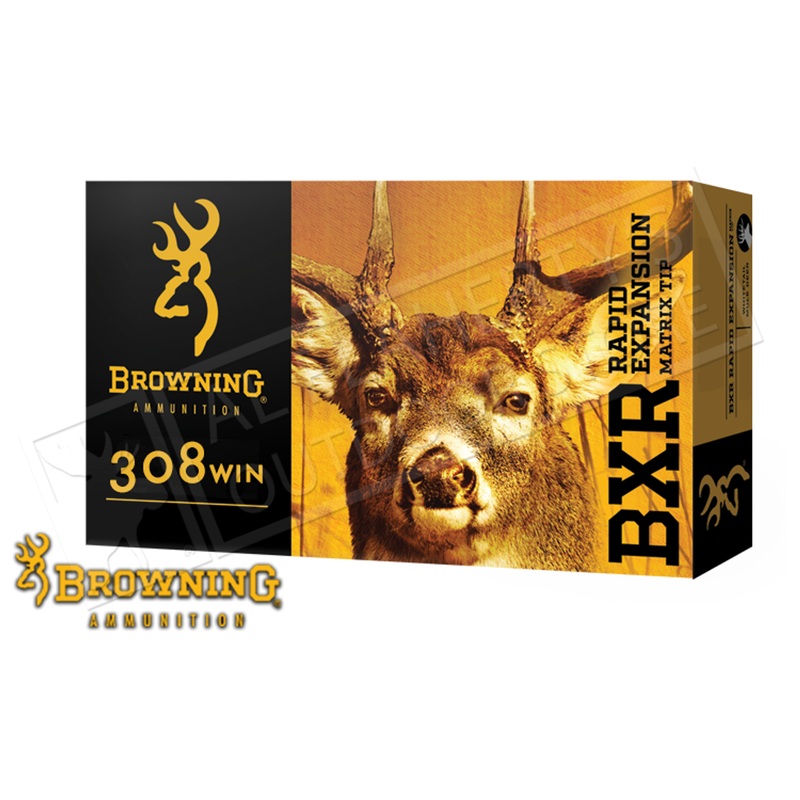 Browning Ammo 308 WIN BXR, 155 Grain Box of 20 #B192103081