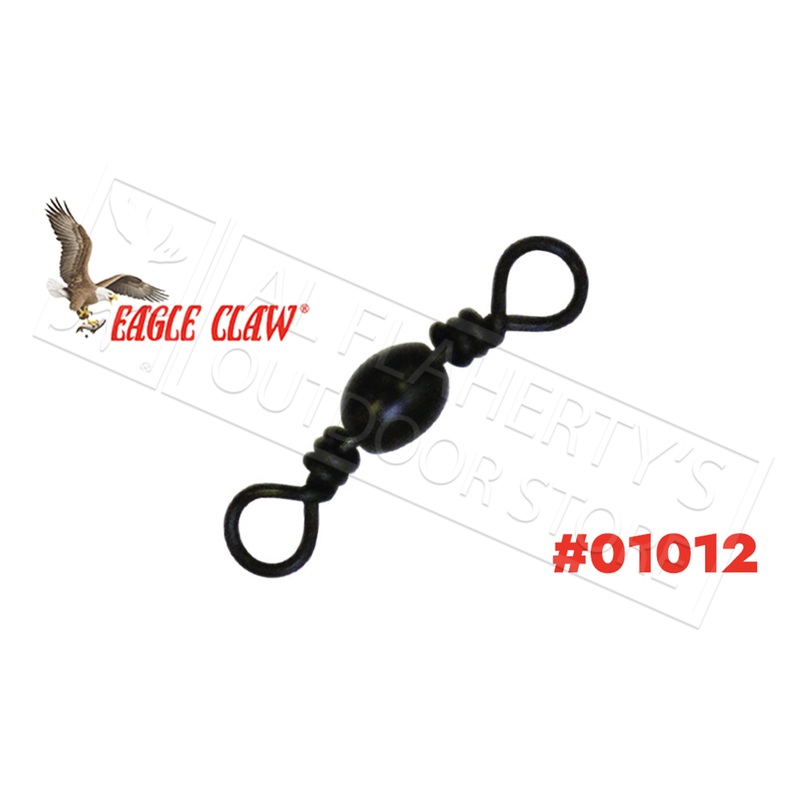 Eagle Claw Barrel Swivel, Sizes 5 to 14, Packs of 8 #01012