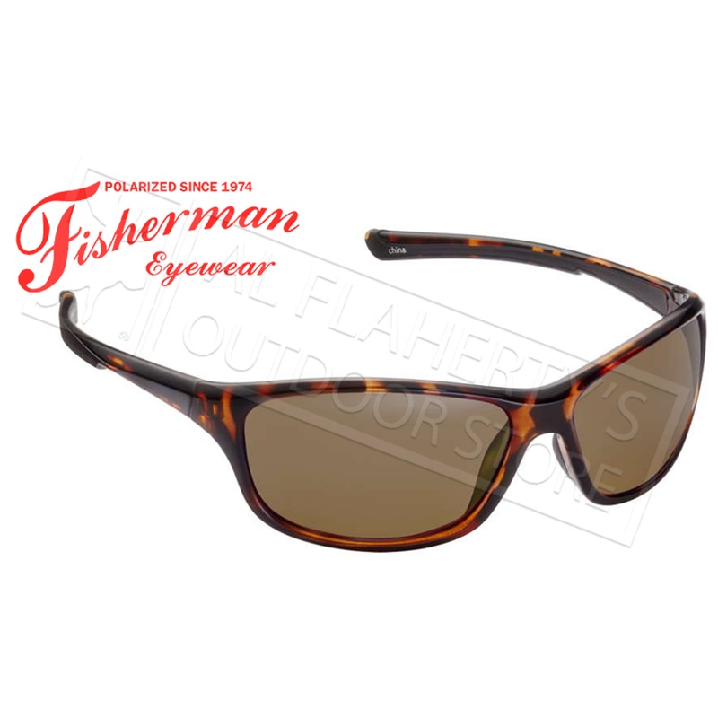 Fisherman Eyewear Cruiser Polarized Sunglasses, Tortoise with Brown Lens #50470202
