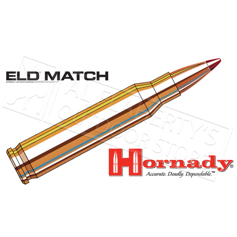 Hornady 223 REM ELD Match, Polymer Tipped 73 Grain Box of 20 #80269