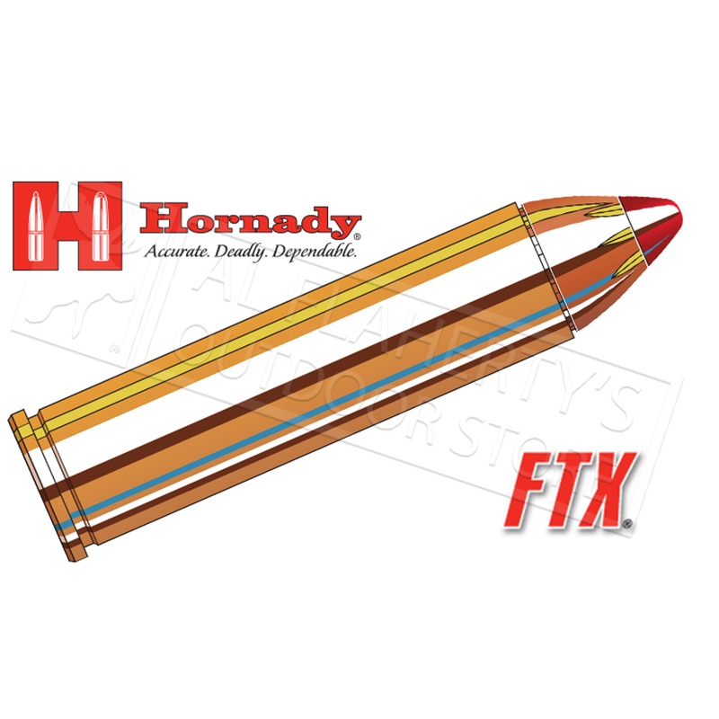 Hornady 460S&W, Custom FTX, 200 Grain Polymer-Tipped HP 20 Round Box #9152