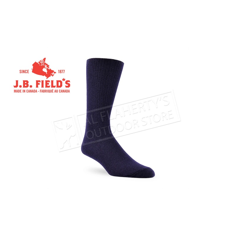 J.B. Field’s Men’s Casual Cashmere Merino Blend Non-Binding Sock, Navy #6894-02