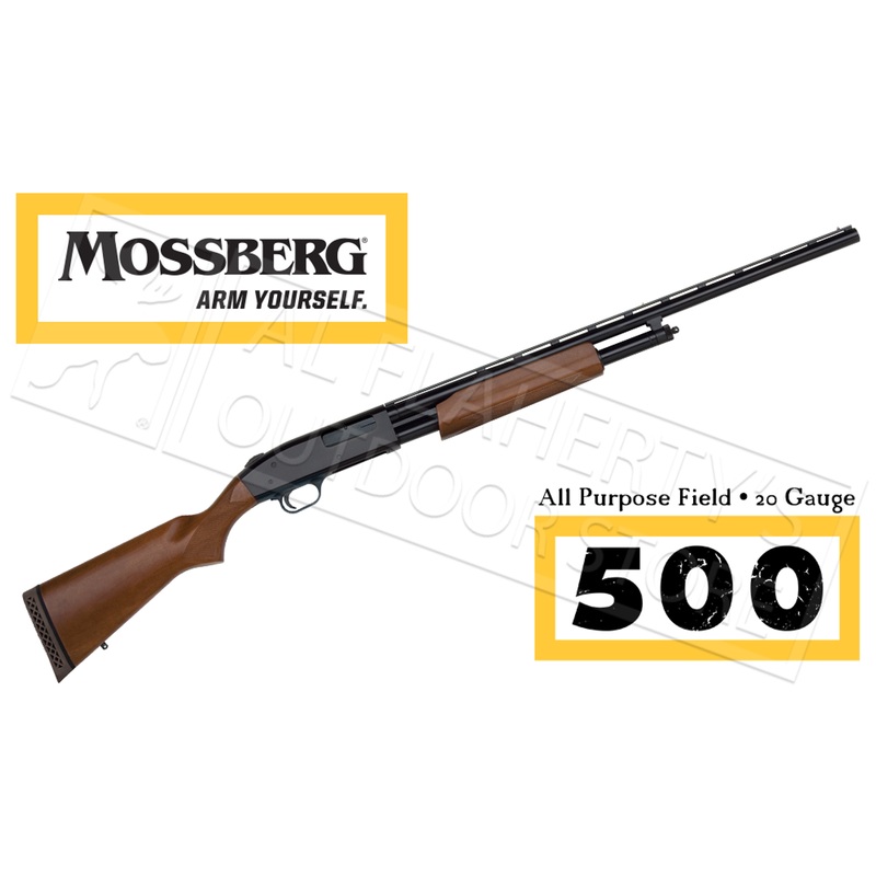 Mossberg 500 Hunting All Purpose Field Shotgun, 20 Gauge 26