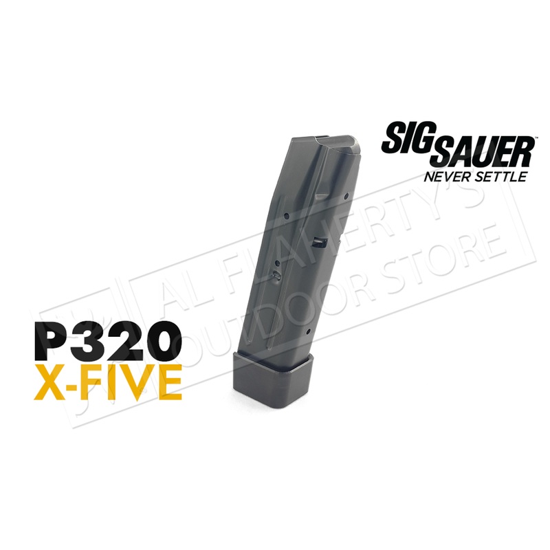 SIG Sauer Magazine P320 X5 with Weighted Baseplate – 9mm 10-Round #SIGPMAG-MOD-X5-9-10