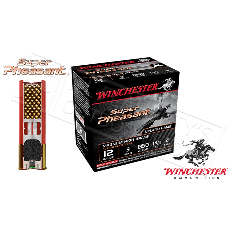 Winchester Super Pheasant Magnum High Brass Shells 12 Gauge 3