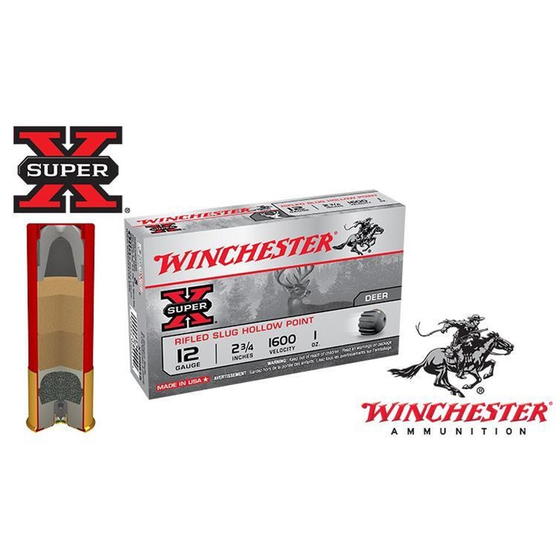 Winchester Super X Rifled Slugs Value Pack 12 Gauge 2-3/4