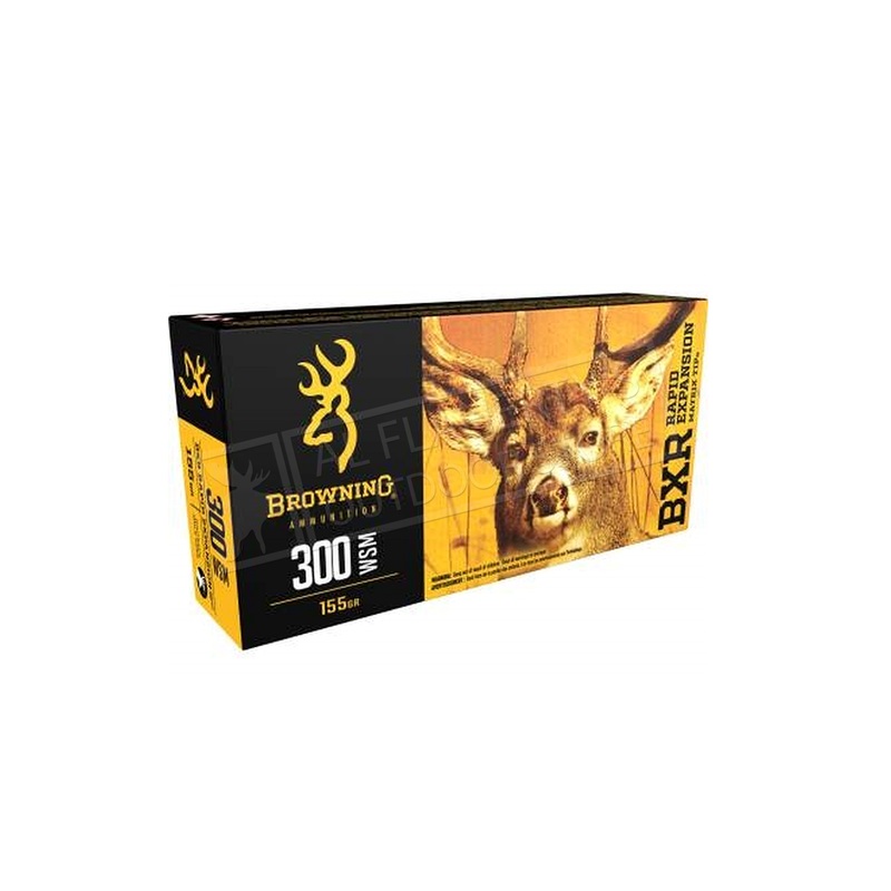Browning Ammo 300 WSM BXR, 155 Grain Box of 20 #B192130001