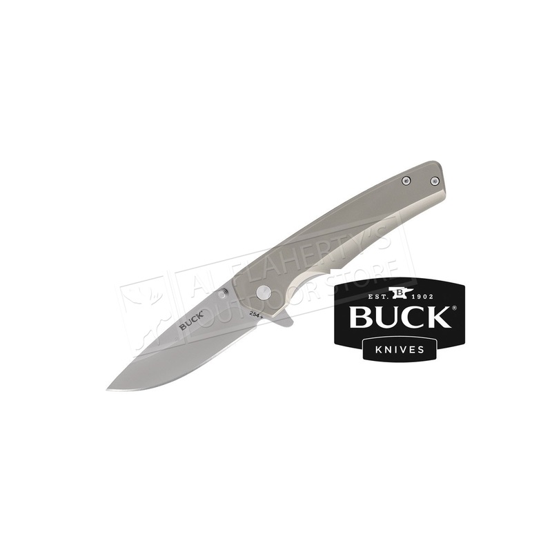 Buck Knives 254 Odessa, Stainless Steel Folding Knife #0254SSS-B