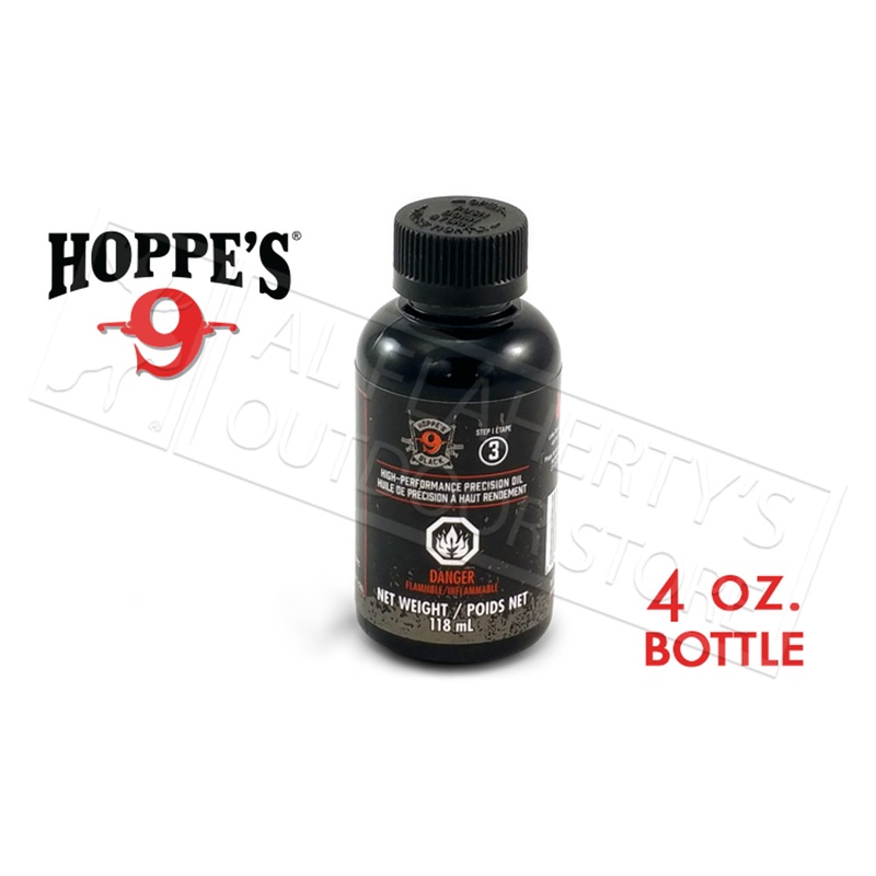 Hoppe’s Black High Performance Precision Oil 4 oz. Bottle #HBL4