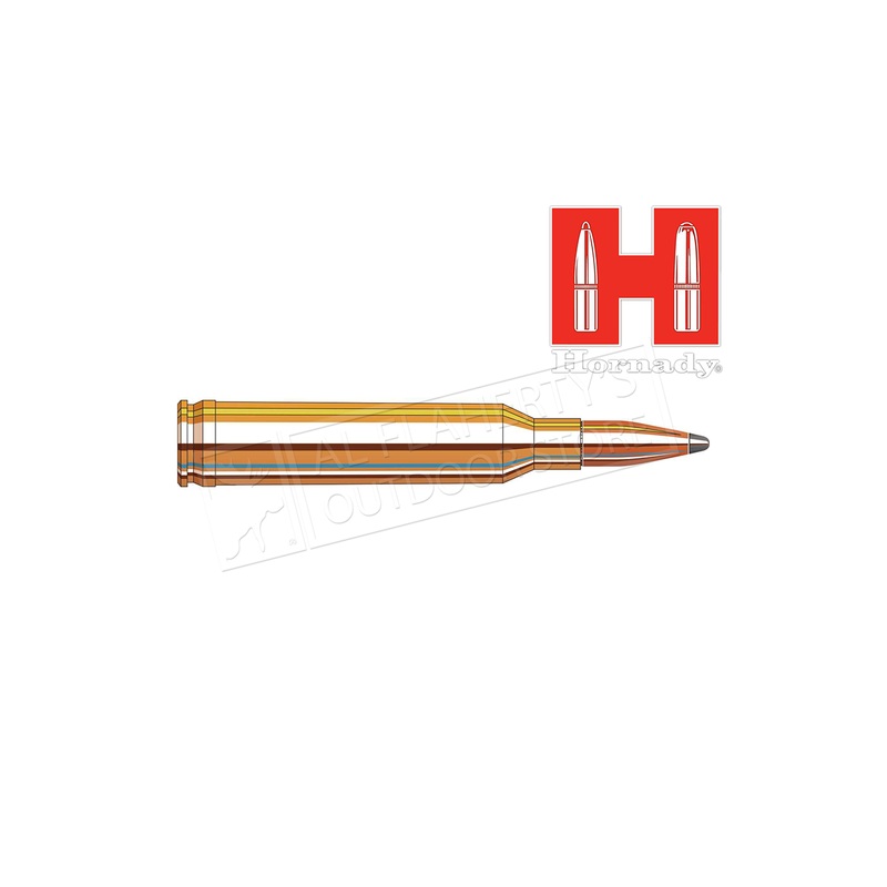 Hornady American Whitetail Rifle Ammo 7MM MAG, InterLock SP 139 Grains, 3150 fps, 20, #80591