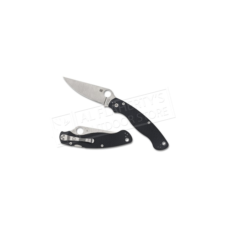 Spyderco Military 2 Carbon Fiber CPM S90V Sprint Run Folding Knife #C36CFP2