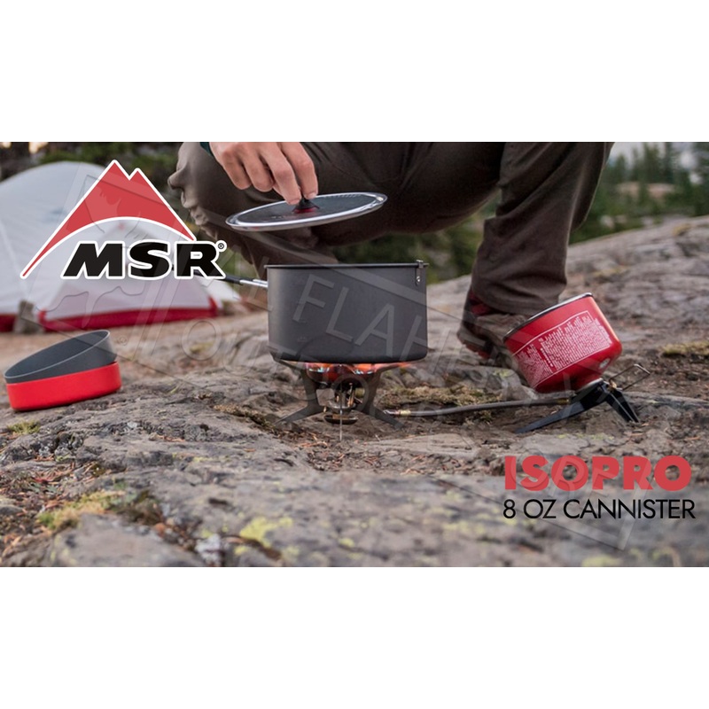 (Store Pick up Only) MSR IsoPro Pressurized All-Season Fuel Blend Canister – 4 oz #06927