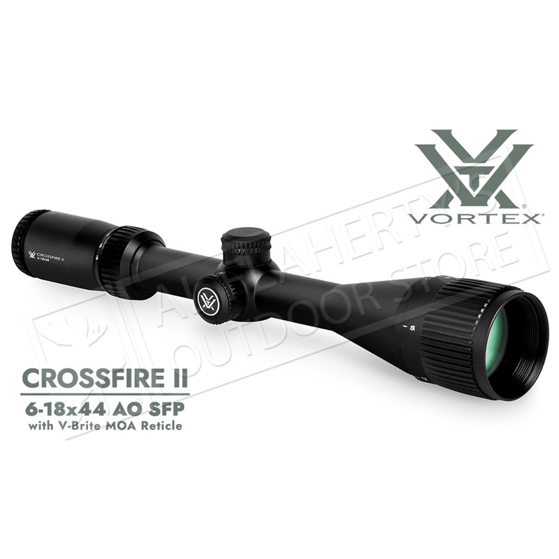 Vortex Crossfire II 6-18x44mm Scope with V-Brite MOA Reticle and Adjustable Parallax #CF2-31029