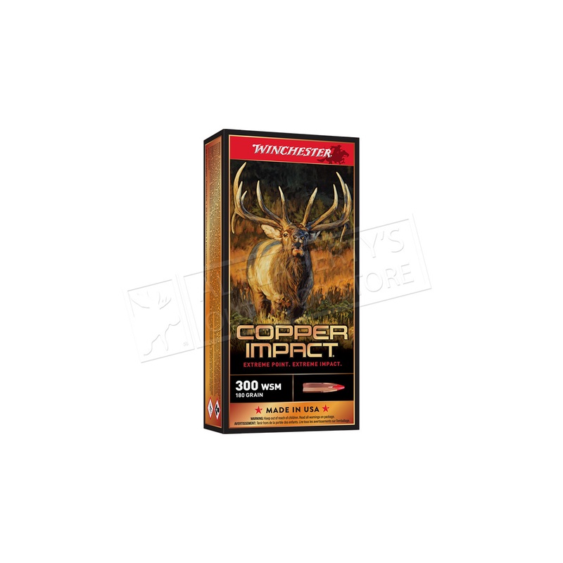 Winchester 300 WSM Copper Impact, 150 Grain #X300SCLF