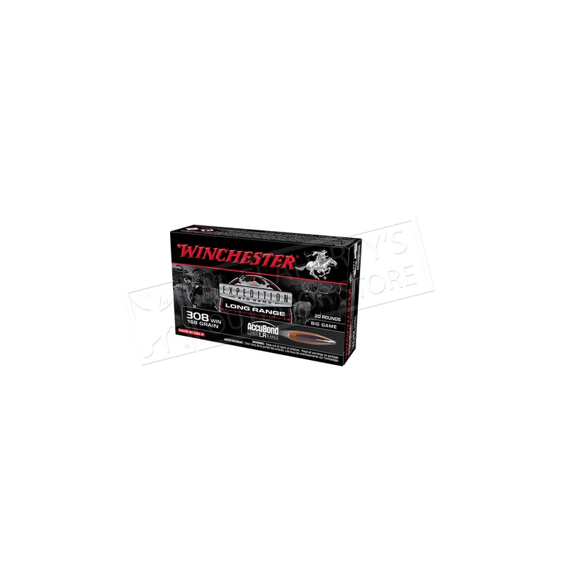 Winchester 308 Win AccuBond, 168 Grain, Box of 20 #S308LR