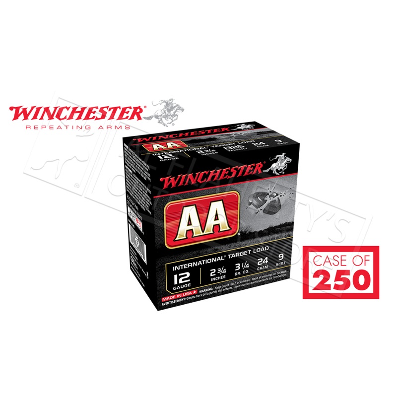Winchester AA International Target Load 12 Gauge #9, 2-3/4