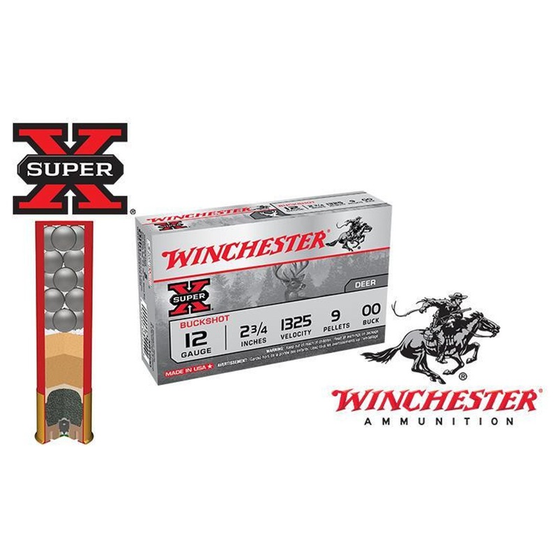 Winchester Super X Buckshot 12 Gauge 2-3/4