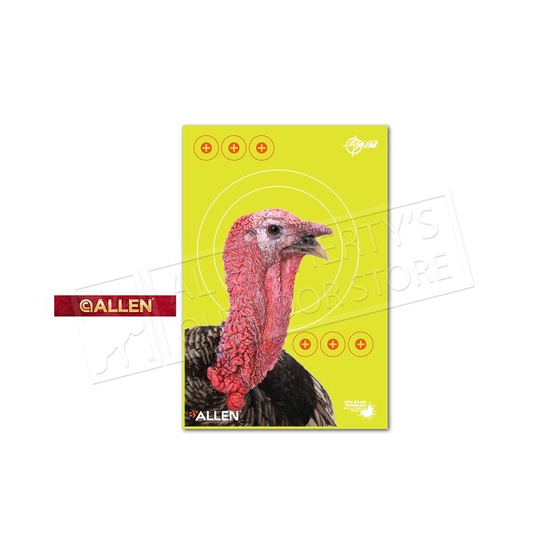 Allen EZ-Aim Non-Adhesive Splash Turkey Target #15267