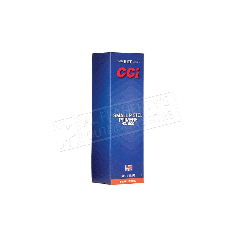 CCI Primers – Small Pistol No. 500 (1000/box) #0014