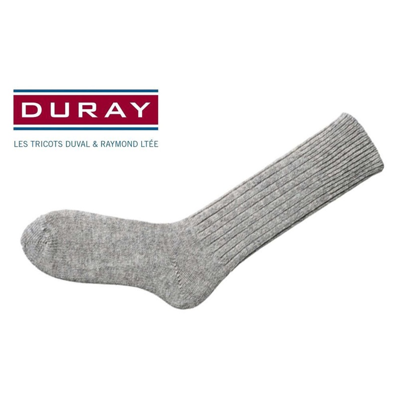 Duray Army Work Sock, Natural Grey, Size 12 #4012