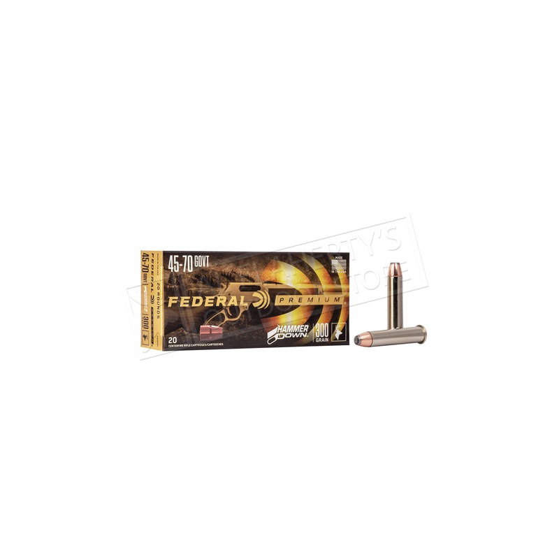 Federal Hammer Down 45-70 Government 300 Grain, 20 Rounds #LG45701