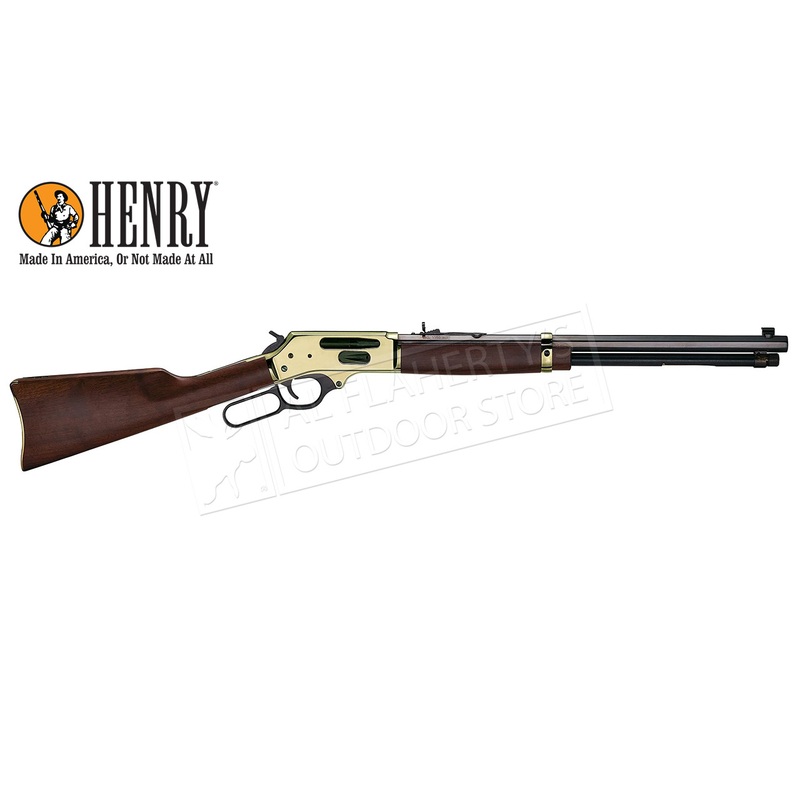 Henry Brass Lever Action 30-30 Rifle with Side Gate Loading #H009BG
