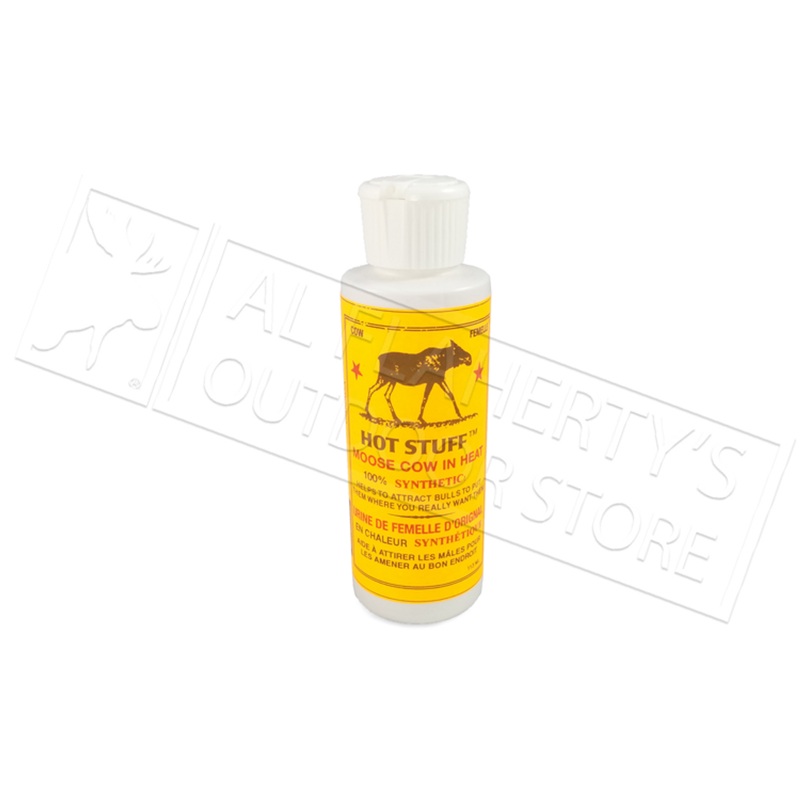 Huntmaster Hot Stuff Moose Cow in Heat Synthetic Urine, 113mL Bottle