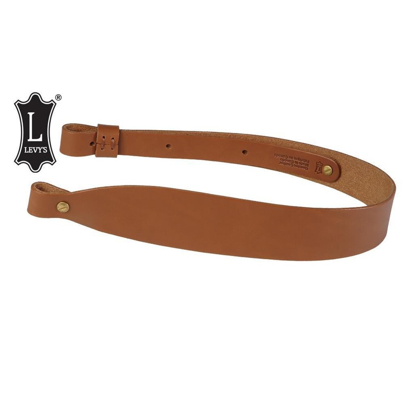 Levy’s Leathers Classic Leather Cobra Rifle Sling, Natural Tan #S21-NAT