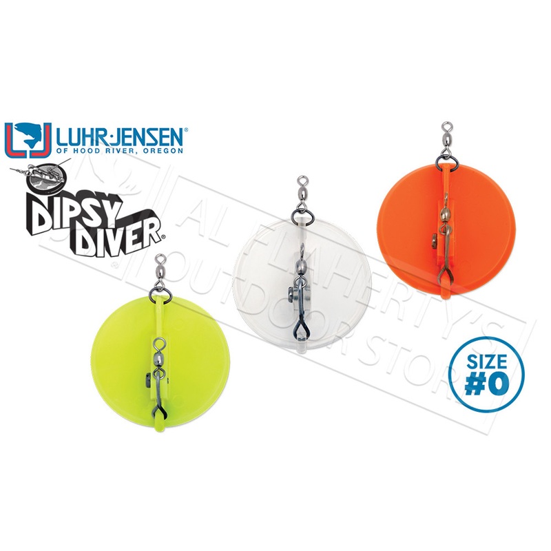 Luhr-Jensen Dipsy Diver Trolling Sinker, Size 0 #5560-000