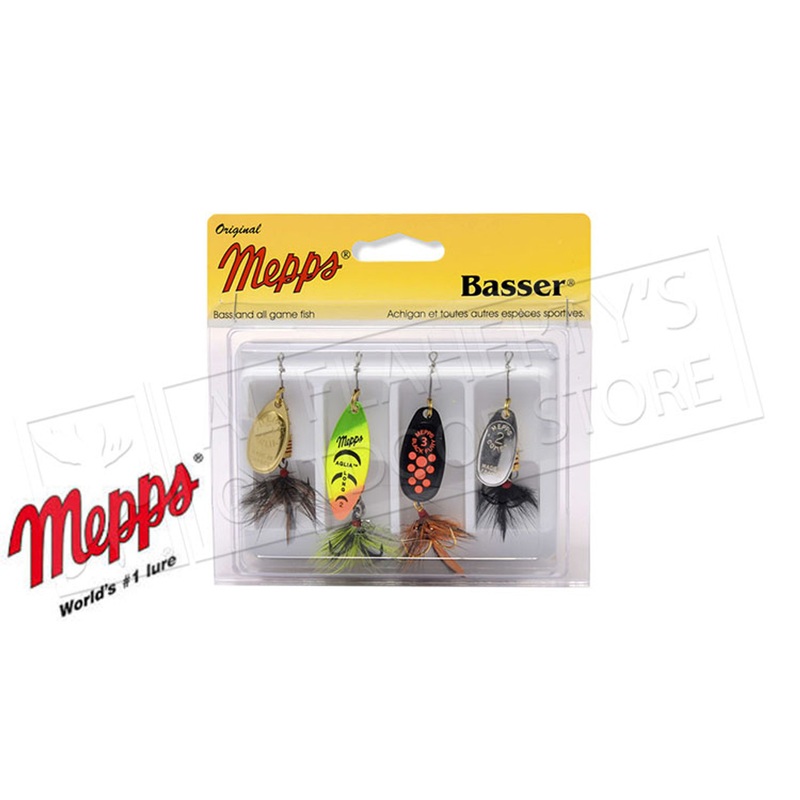Mepps Kit – Basser 4-Pack, Dressed #4-K2D