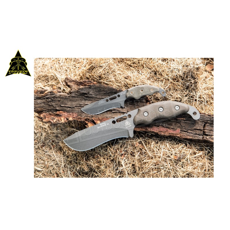 TOPS Knives Wind Runner Piggyback Combo Tungsten #WDRCMB-02