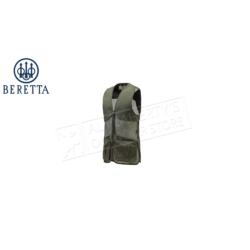 Beretta Full Mesh Shooting Vest, Green Moss #GT671t155307AA