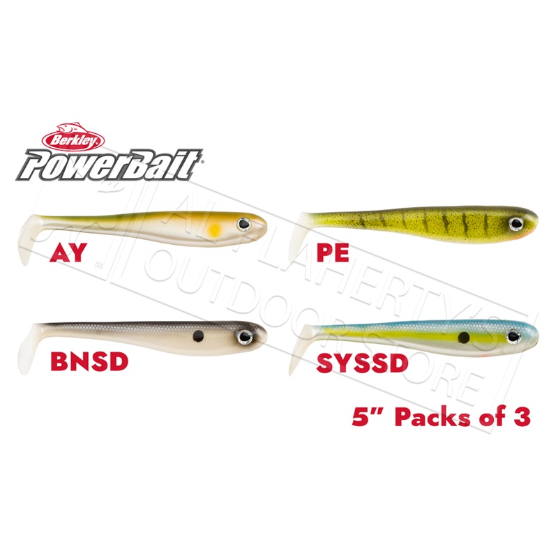 Berkley PowerBait Hollow Belly, Various Patterns, 5