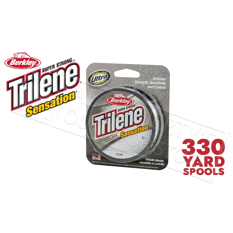 Berkley Trilene Sensation Clear, 330yd Spools #SNFSx-15