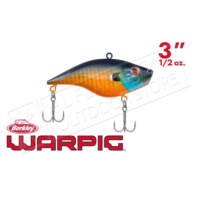 Berkley Warpig Lipless Crank Baits, 3