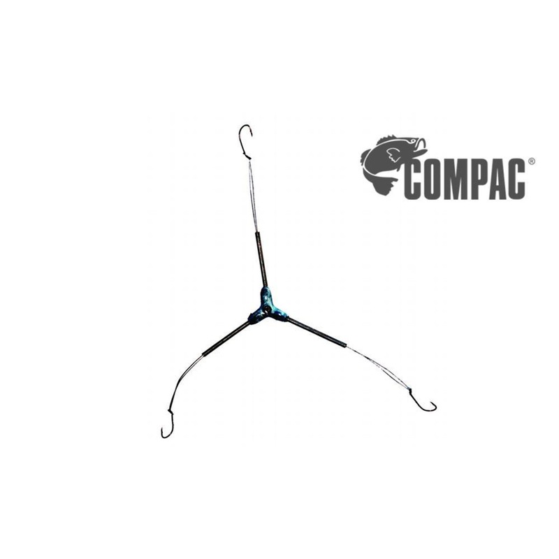 Compac 3-Way Flexible Arm Spreader, #6 Baitholder Hooks #3WS