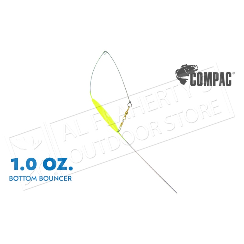 Compac Bottom Bouncer, Chartreuse 1 oz. #1390C-4