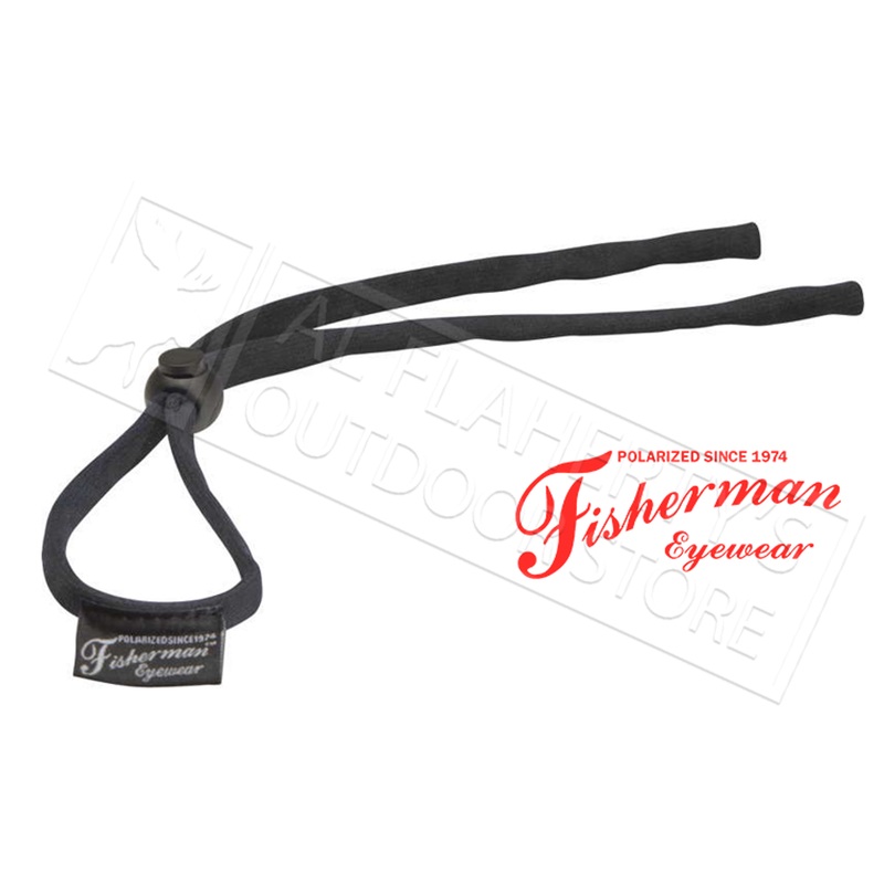 Fisherman Eyewear Soft Retaining Cord for Glasses, Black #90962